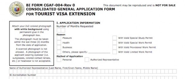 visa application Philippines