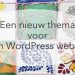 Wordpress nieuw thema kiezen