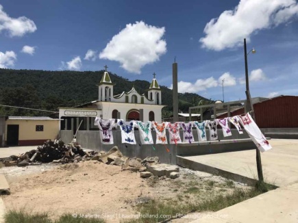 mexicaans wasje met kerk