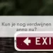 verdwijnen Exit bordje