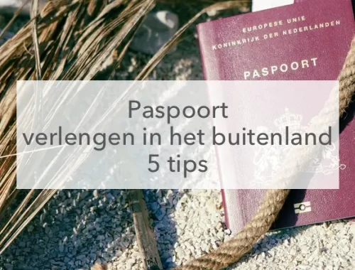 paspoort op strand