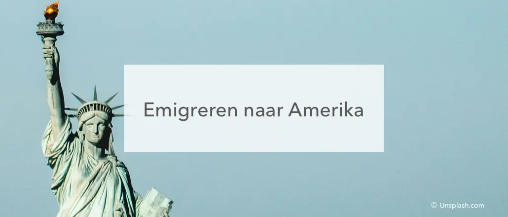 Vrijheidsbeeld Emigreren naar Amerika