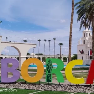 Letters van caborca, sonora Mexico