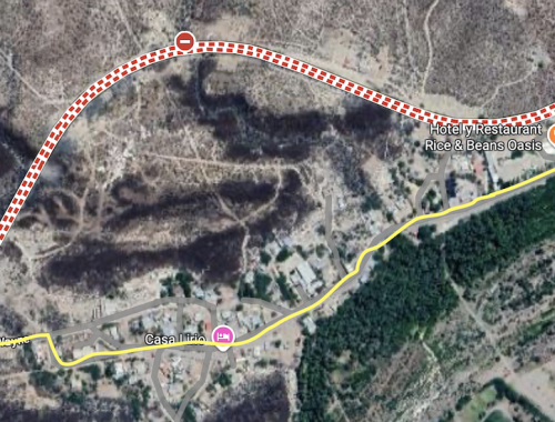 wegomlegging san Ignacio Mexico