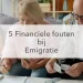 ouder echtpaar, financiele fouten emigratie