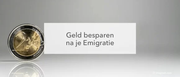 euro munt geld besparen na emigratie