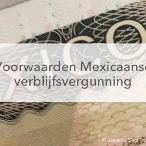 financiële voorwaarden Mexicaans visum