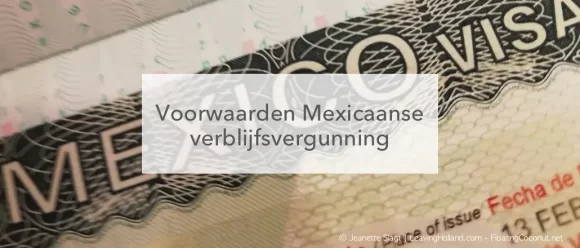 financiële voorwaarden Mexicaans visum