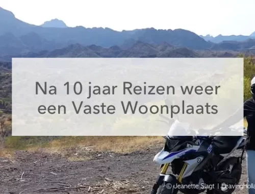 Jeanette motor bergen, na 10 jaar reizen weer een vaste woonplaats