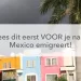 Mexicaans straatje met donkere lucht, lees dit eerst voor je naar Mexico verhuisd.