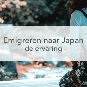 Emigratie Japan ervaring, vrouw in raam