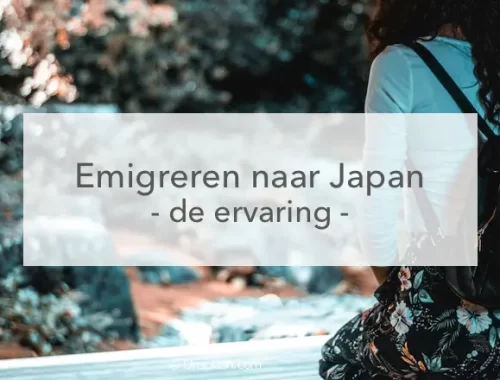 Emigratie Japan ervaring, vrouw in raam