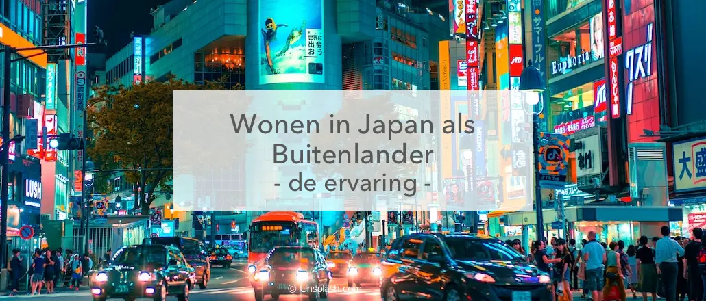 ervaring wonen in jpapan, straatbeeld Tokyo