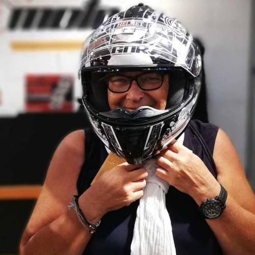 helm jeanette slagt, motorrijder, nomade