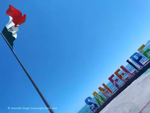 De letters van San felipe op de boulevard